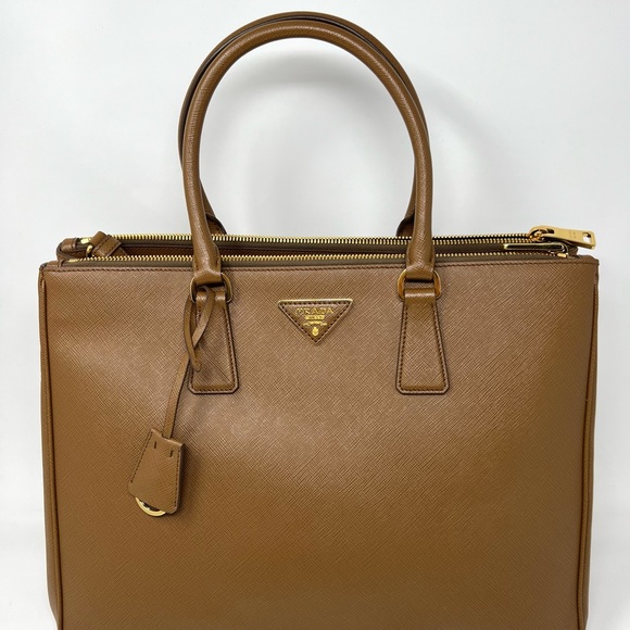 Prada Lux Saffiano Cannella  Leather Tote - Picture 10 of 10